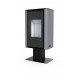Сталева піч Defro Home SOLUM TOP Сірий Сталева піч Defro Home SOLUM TOP Сірий